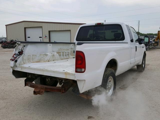 1FTNX20L73EB85016 - 2003 FORD F250 SUPER WHITE photo 4