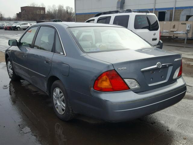 4T1BF28B41U163474 - 2001 TOYOTA AVALON XL TEAL photo 3