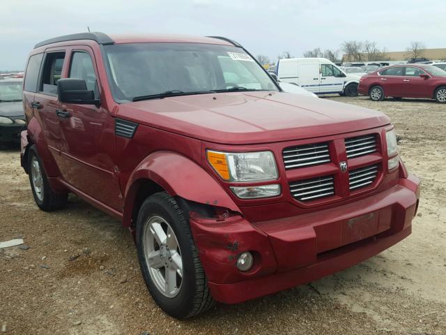 1D4PT5GK6BW533967 - 2011 DODGE NITRO SXT RED photo 1