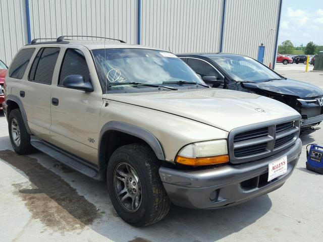 1B4HR38N42F213525 - 2002 DODGE DURANGO SP GOLD photo 1