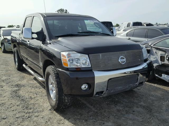 1N6AA07A74N518001 - 2004 NISSAN TITAN XE BLACK photo 1