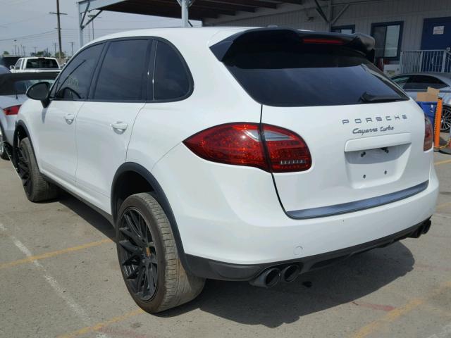 WP1AB2A29DLA85823 - 2013 PORSCHE CAYENNE S WHITE photo 3