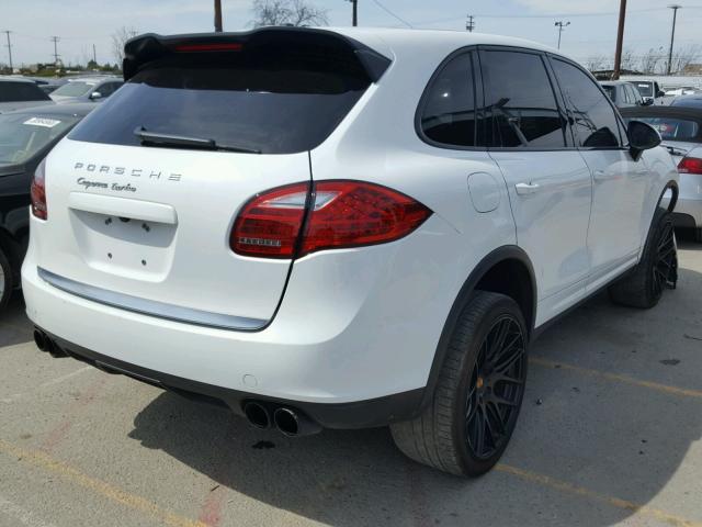 WP1AB2A29DLA85823 - 2013 PORSCHE CAYENNE S WHITE photo 4