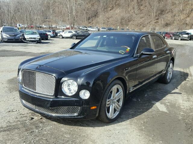 SCBBB7ZHXCC017060 - 2012 BENTLEY MULSANNE BLACK photo 2