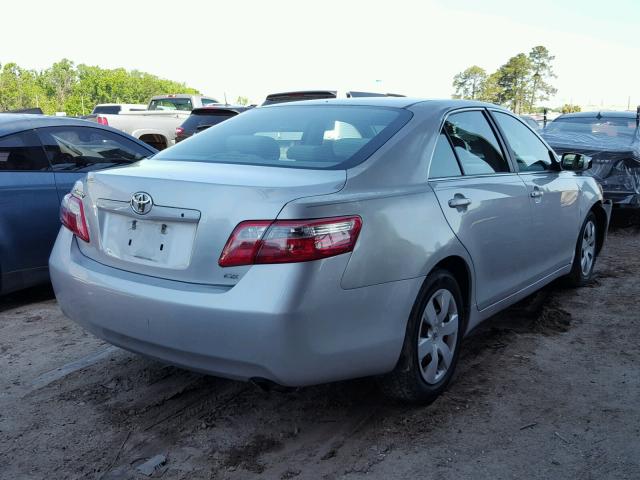 4T1BE46K27U708307 - 2007 TOYOTA CAMRY NEW SILVER photo 4