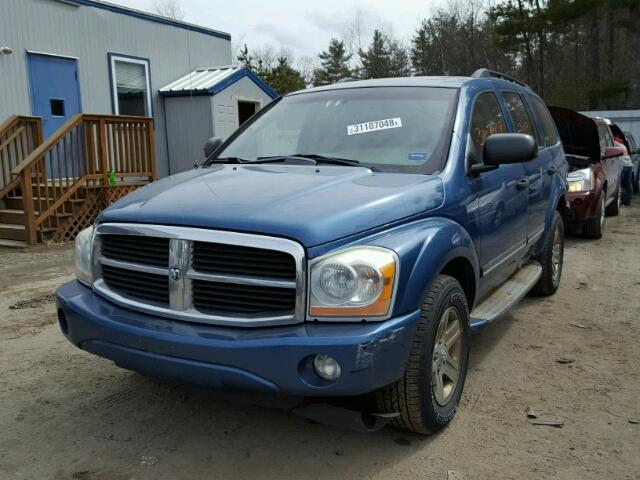 1D8HB58D25F584196 - 2005 DODGE DURANGO LI BLUE photo 2