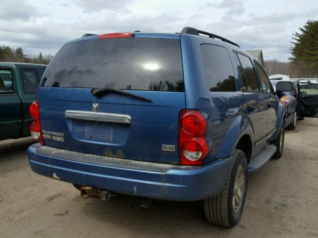 1D8HB58D25F584196 - 2005 DODGE DURANGO LI BLUE photo 4