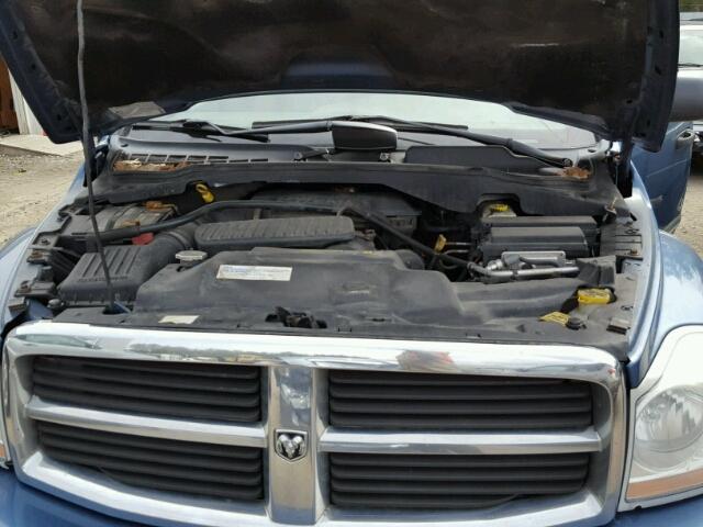 1D8HB58D25F584196 - 2005 DODGE DURANGO LI BLUE photo 7