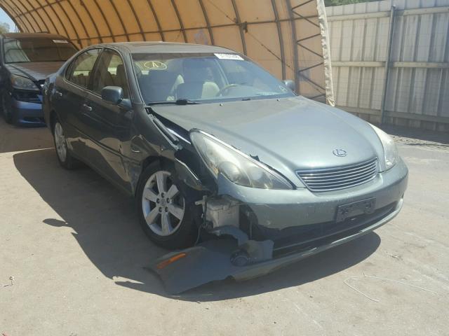 JTHBA30G455098561 - 2005 LEXUS ES 330 GREEN photo 1