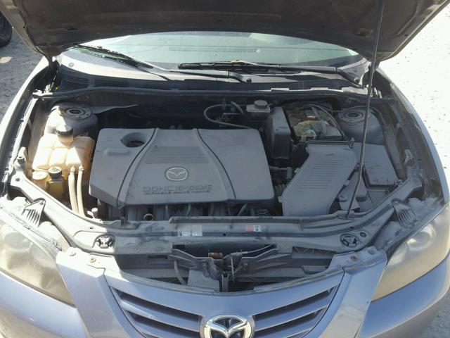 JM1BK323141125973 - 2004 MAZDA 3 S GRAY photo 7