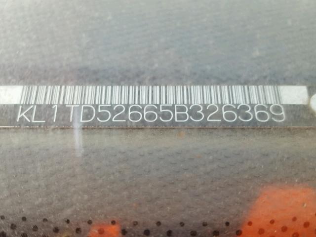 KL1TD52665B326369 - 2005 CHEVROLET AVEO BASE Qırmızı foto 10