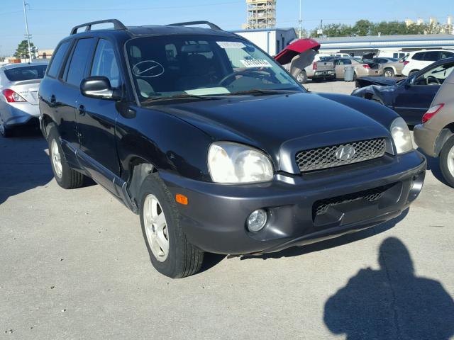 KM8SC13E13U514896 - 2003 HYUNDAI SANTA FE G BLACK photo 1