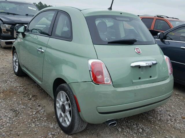 3C3CFFAR3FT680942 - 2015 FIAT 500 POP GREEN photo 3