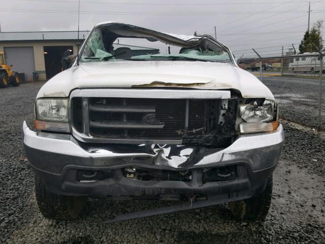 1FTSW31P63ED08608 - 2003 FORD F350 SRW S WHITE photo 9