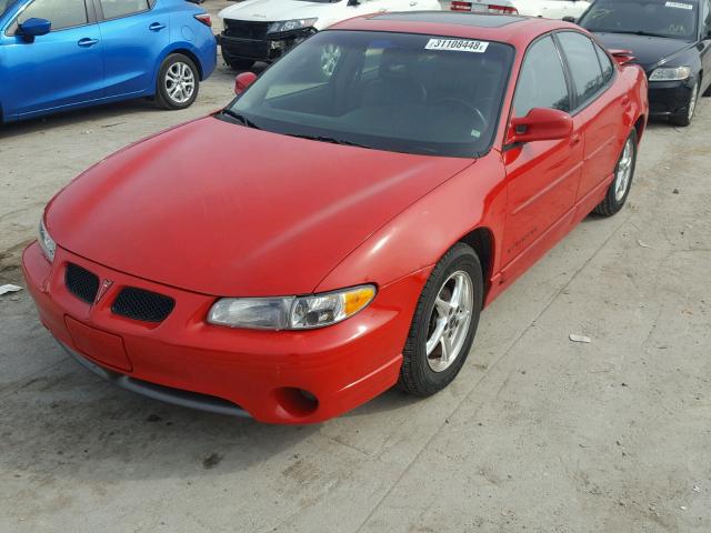 1G2WP52K52F170165 - 2002 PONTIAC GRAND PRIX Qırmızı foto 2