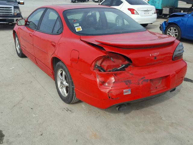 1G2WP52K52F170165 - 2002 PONTIAC GRAND PRIX Qırmızı foto 3