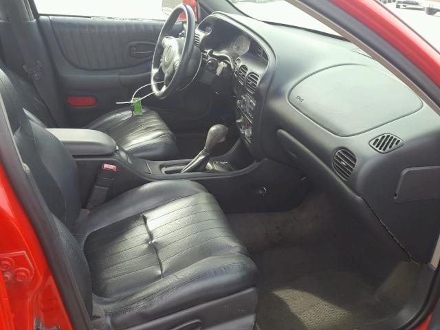 1G2WP52K52F170165 - 2002 PONTIAC GRAND PRIX Qırmızı foto 5