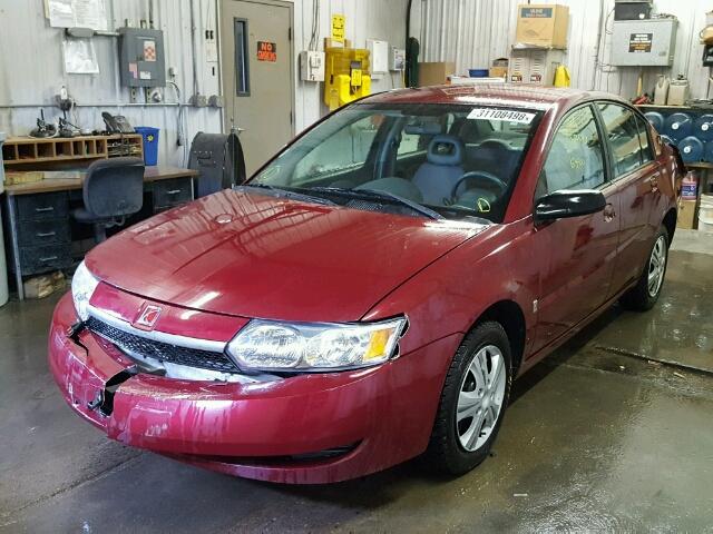1G8AJ52F54Z148883 - 2004 SATURN ION LEVEL MAROON photo 2