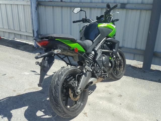 JKALEED12EDA07107 - 2014 KAWASAKI KLE650 D GREEN photo 4