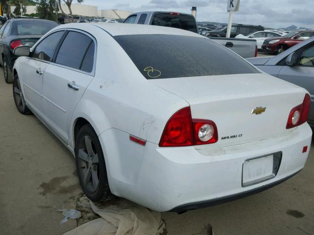 1G1ZC5E03CF281399 - 2012 CHEVROLET MALIBU 1LT WHITE photo 3