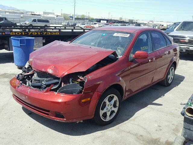 KL5JD56Z27K539719 - 2007 SUZUKI FORENZA BA RED photo 2