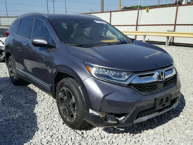 7FARW1H93HE034966 - 2017 HONDA CR-V TOURI GRAY photo 1