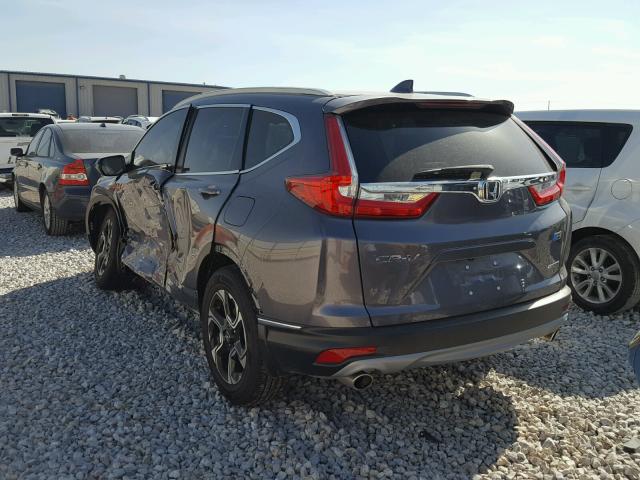 7FARW1H93HE034966 - 2017 HONDA CR-V TOURI GRAY photo 3