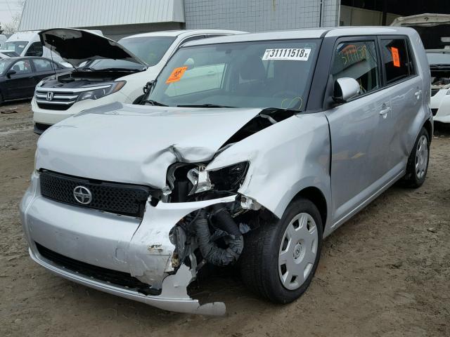 JTLKE50E281015483 - 2008 TOYOTA SCION XB Gümüş foto 2