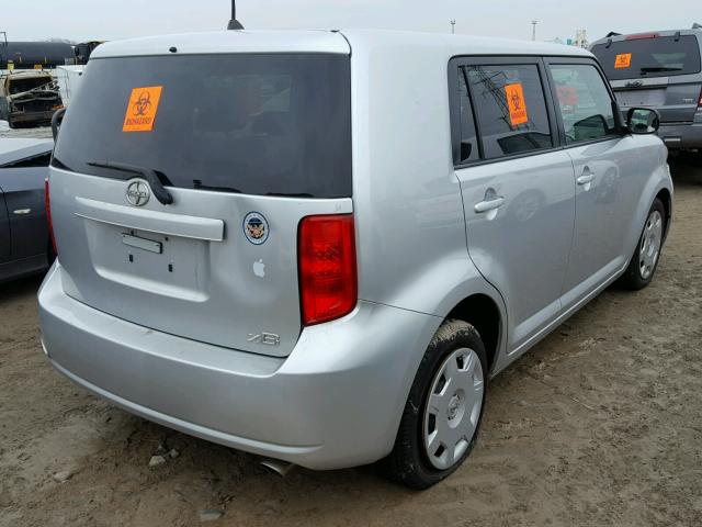 JTLKE50E281015483 - 2008 TOYOTA SCION XB Gümüş foto 4