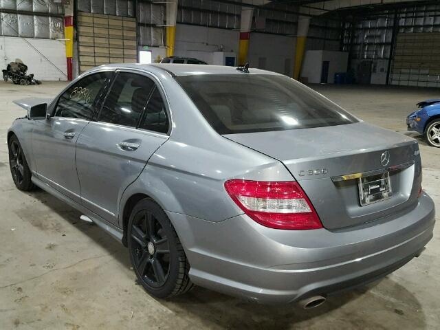 WDDGF8BB5AF405091 - 2010 MERCEDES-BENZ C 300 4MAT GRAY photo 3