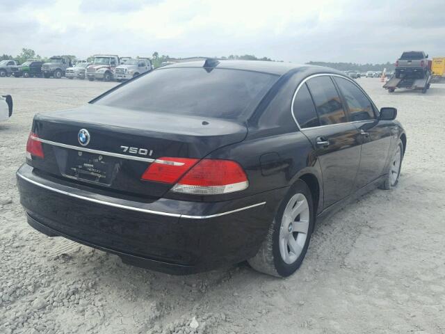 WBAHL83556DT00180 - 2006 BMW 750 I BLACK photo 4