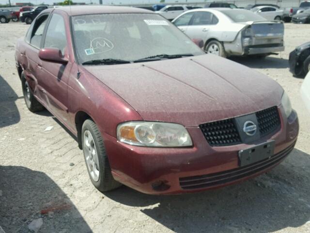 3N1CB51D84L861640 - 2004 NISSAN SENTRA 1.8 MAROON photo 1