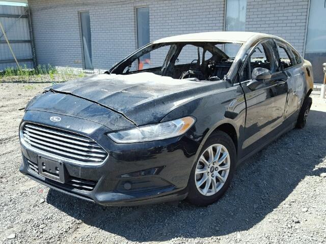 3FA6P0G75GR246681 - 2016 FORD FUSION S BURN photo 2