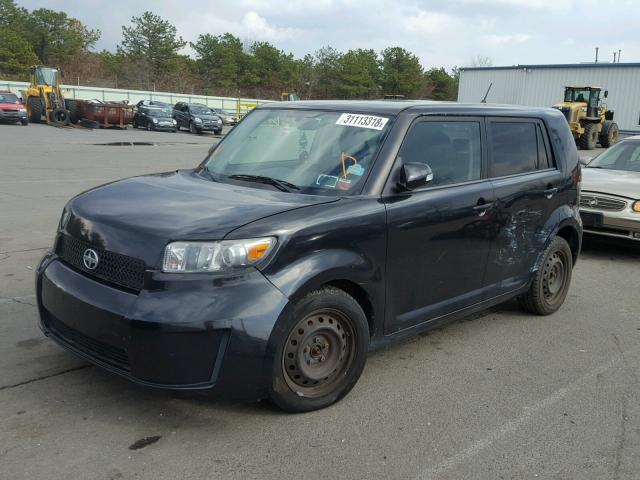 JTLKE50E791079942 - 2009 TOYOTA SCION XB BLACK photo 2