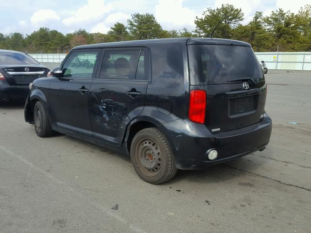 JTLKE50E791079942 - 2009 TOYOTA SCION XB BLACK photo 3