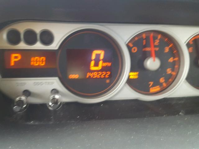 JTLKE50E791079942 - 2009 TOYOTA SCION XB BLACK photo 8