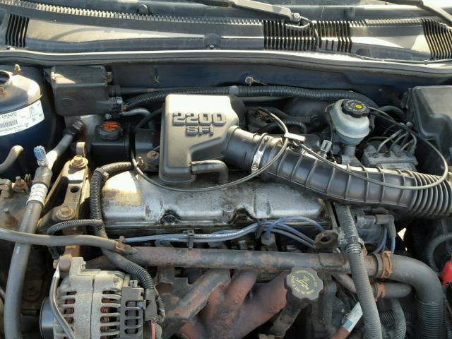 1G1JC524517332610 - 2001 CHEVROLET CAVALIER B BLUE photo 7