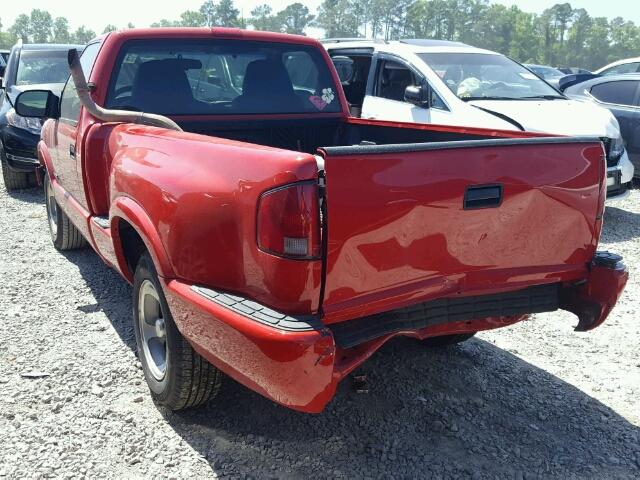 1GCCS145218142663 - 2001 CHEVROLET S TRUCK S1 RED photo 3