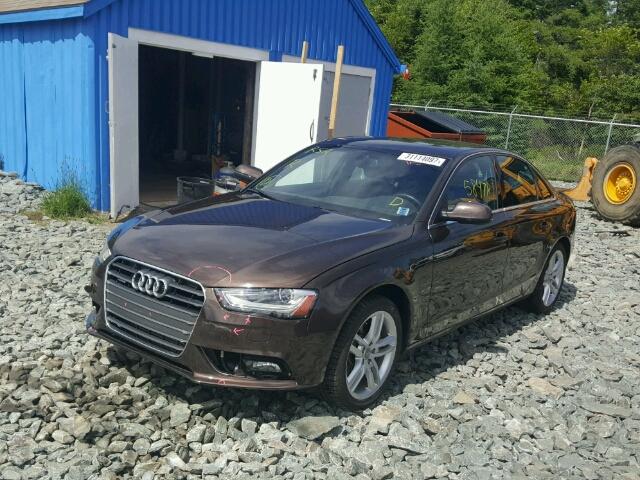 WAUFFCFL0DN035588 - 2013 AUDI A4 PREMIUM BROWN photo 2