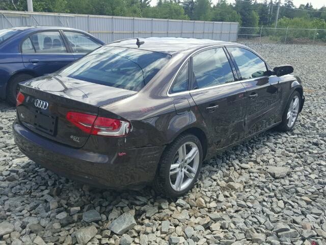 WAUFFCFL0DN035588 - 2013 AUDI A4 PREMIUM BROWN photo 4