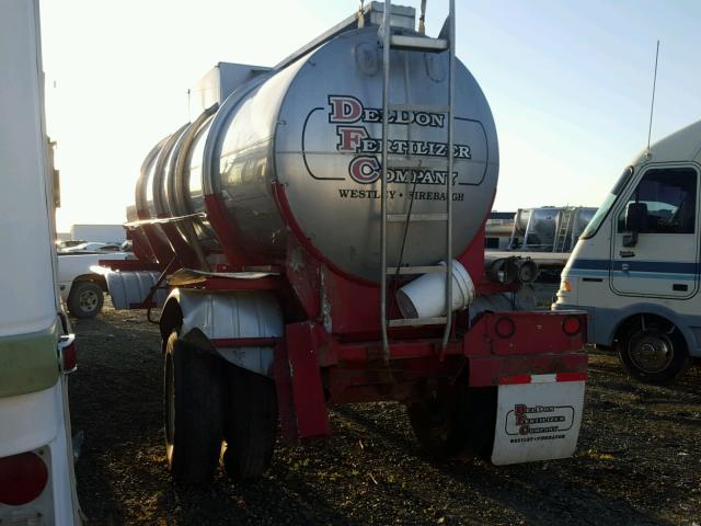 1H4T01912FJ017401 - 1985 FRUEHAUF TANK RED photo 3