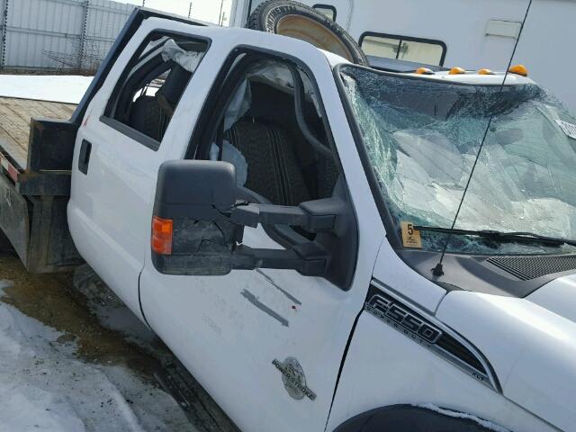 1FD0W5HT7BEC55286 - 2011 FORD F550 SUPER WHITE photo 9