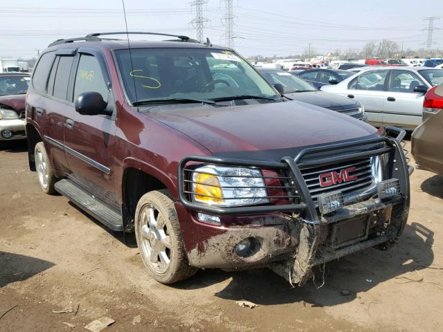 1GKDT13S272286691 - 2007 GMC ENVOY MAROON photo 1