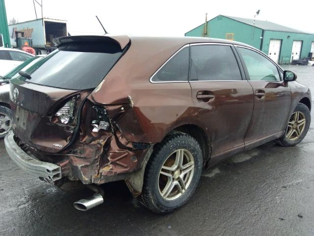 4T3BK3BB0AU040708 - 2010 TOYOTA VENZA BASE BROWN photo 4