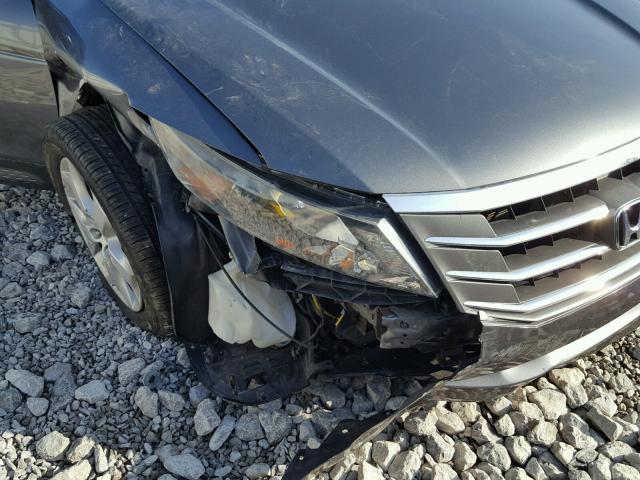 5J6TF2H53AL005744 - 2010 HONDA ACCORD CRO GRAY photo 9