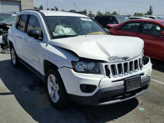 1C4NJCBA2GD688709 - 2016 JEEP COMPASS SP WHITE photo 1