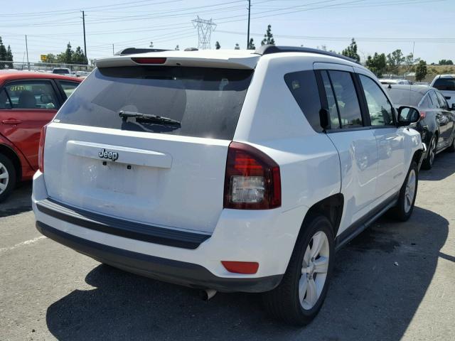 1C4NJCBA2GD688709 - 2016 JEEP COMPASS SP WHITE photo 4