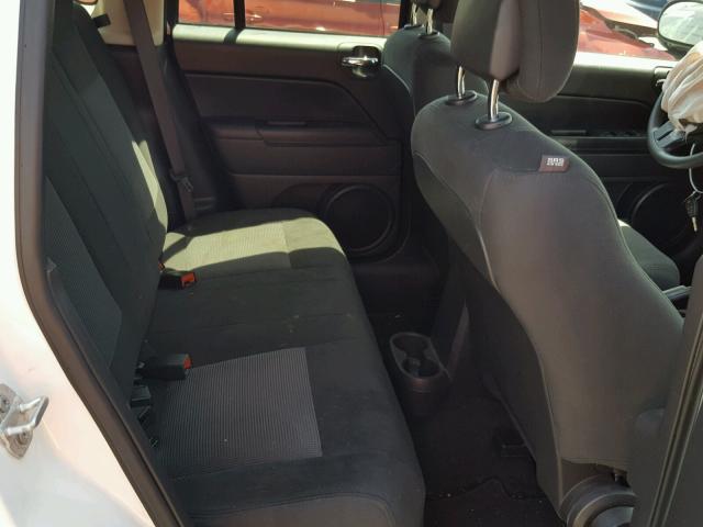 1C4NJCBA2GD688709 - 2016 JEEP COMPASS SP WHITE photo 6