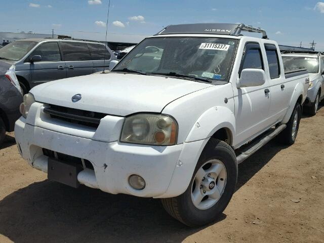 1N6ED29Y82C349789 - 2002 NISSAN FRONTIER C WHITE photo 2