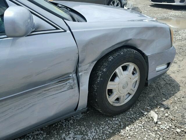 1G6KD54Y25U262745 - 2005 CADILLAC DEVILLE GRAY photo 9